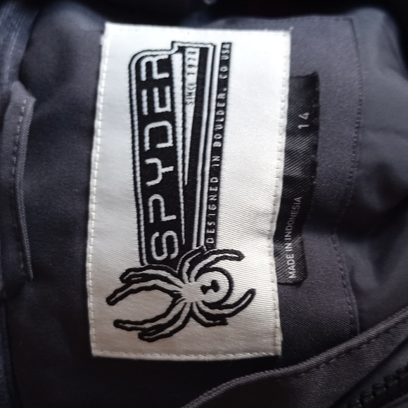 Kids SPYDER Neon Orange Winter Jacket Challenger Boys 2021 - Picture 2 of 11